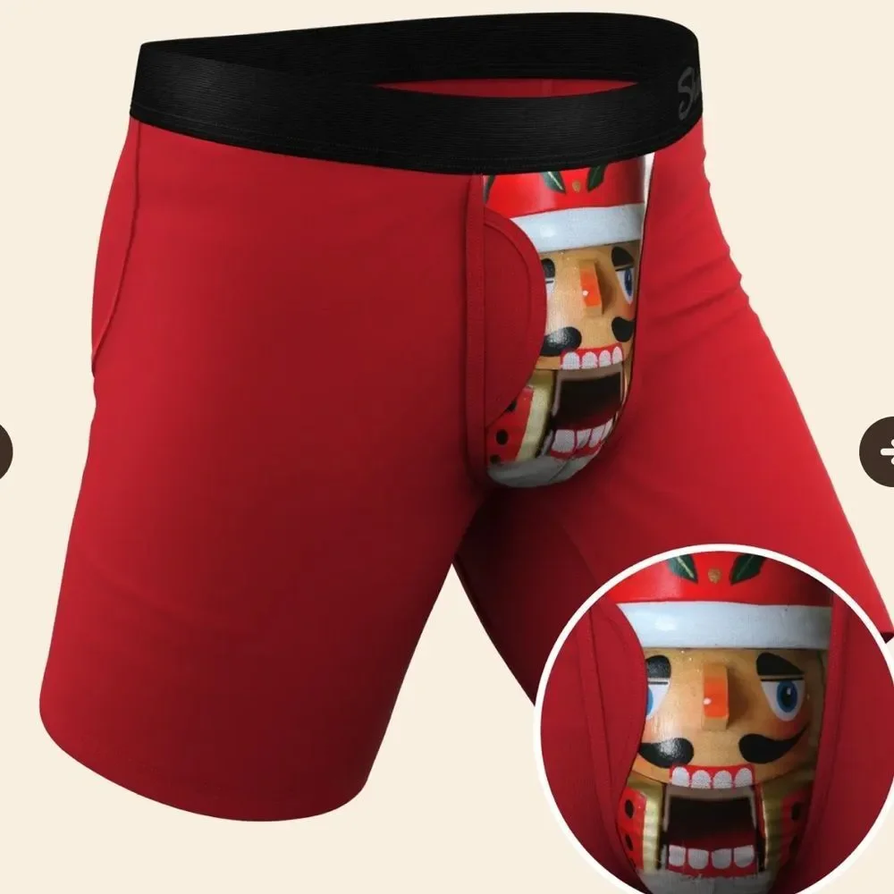 Shinesty The Nutcrack-Him Nutcracker Christmas Long Leg Ball Hammock® 2X Red Nwt
